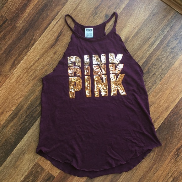 PINK Victoria's Secret Tops - VS wmns tank top size XS plum color